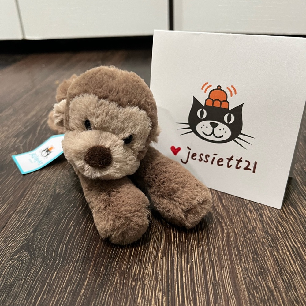 Jellycat Smudge Monkey TINY 5.1" Cute HTF 100% Authentic NWT